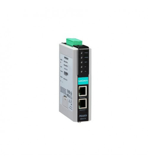 MGate MB3270, 2-port advanced Modbus gateway, 0 to 60°C operating temperature MGate MB3270, 2-port advanced Modbus gateway, 0 to 60°C operating temperature