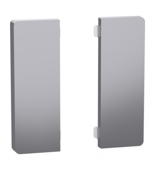 MTN6192-6036 - Push button, KNX, Merten System Design, 2gang, rockers, stainless steel - Schneider Electric