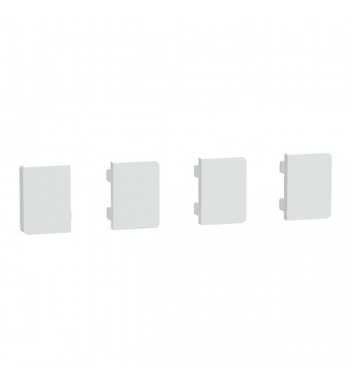 MTN6194-6035 - Push button, KNX, Merten System Design, 4gang, rockers, lotus white - Schneider Electric