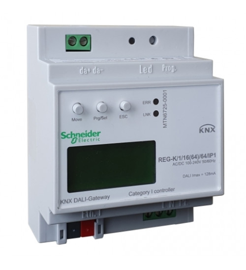 Schneider Electric MTN6725-0001 - KNX DALI gateway REG-K/1/16(64)/64/IP1