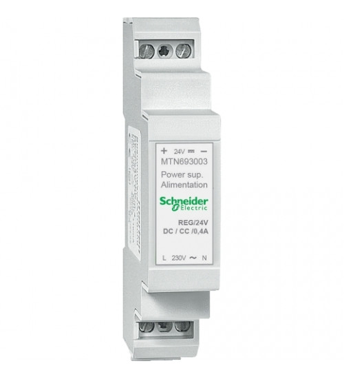 Schneider Electric MTN693003 - Power supply REG, 24 V DC / 0.4 A, light grey