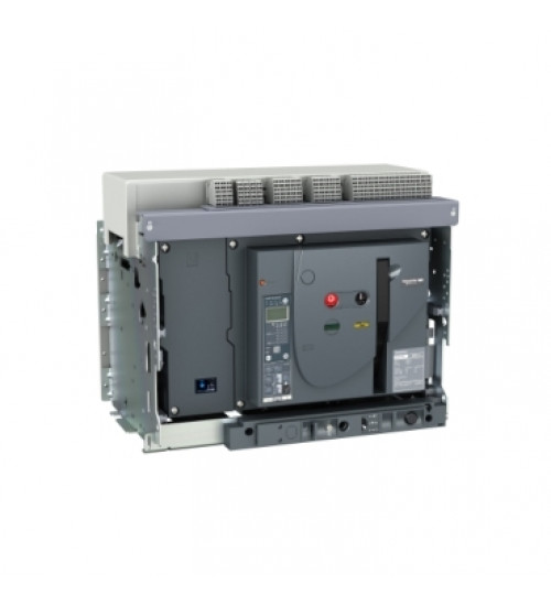 MVS10N4MW2V - circuit breaker, Easy Pact MVS, 4 Poles, 1000A, 50kA, MDO, ETV2, drawout, manual - Schneider Electric