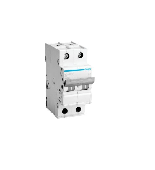 4A, 2 Module 2P Curve- C Breaking Capacity-10kA Type- NCN MCB 4A, 2 Module 2P Curve- C Breaking Capacity-10kA Type- NCN MCB
