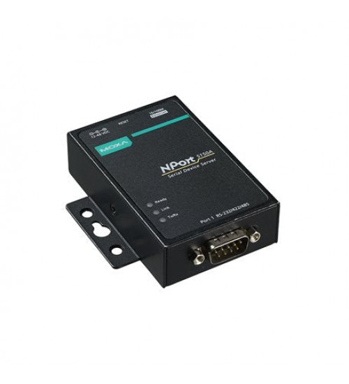 NPort 5150A-T, 1-port RS-232/422/485 device server, -40 to 75°C operating temperature NPort 5150A-T, 1-port RS-232/422/485 device server, -40 to 75°C operating temperature