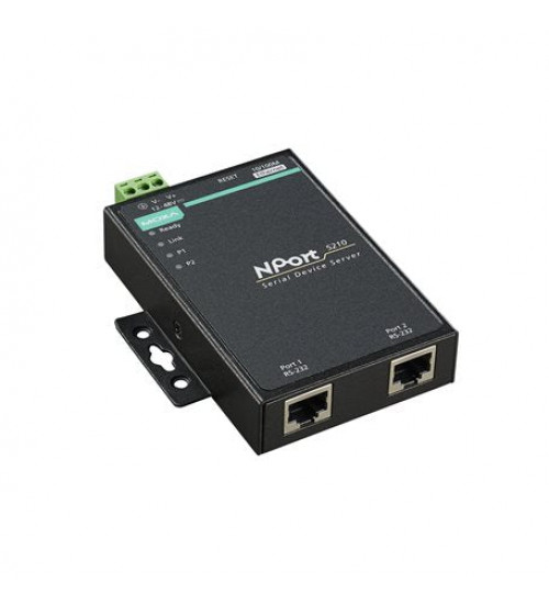 NPort 5210, 2-port RS-232 device server, 0 to 55°C operating temperature NPort 5210, 2-port RS-232 device server, 0 to 55°C operating temperature