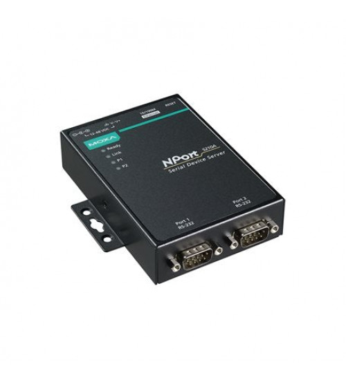 NPort 5210A, 2-port RS-232 device server, 0 to 60°C operating temperature NPort 5210A, 2-port RS-232 device server, 0 to 60°C operating temperature