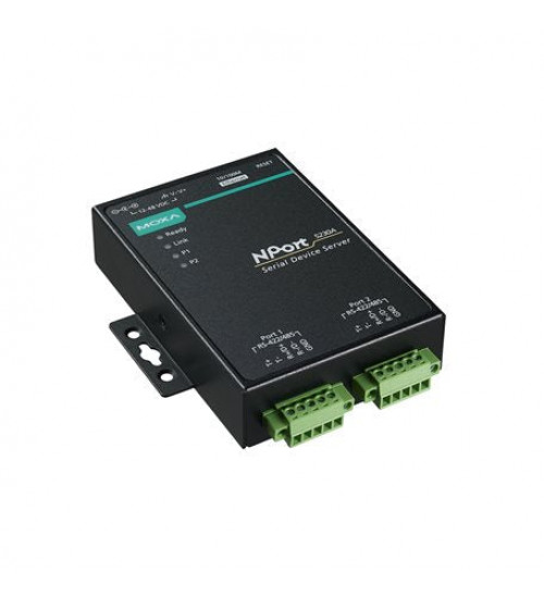 NPort 5230A-T, 2-port RS-422/485 device server, -40 to 75°C operating temperature NPort 5230A-T, 2-port RS-422/485 device server, -40 to 75°C operating temperature