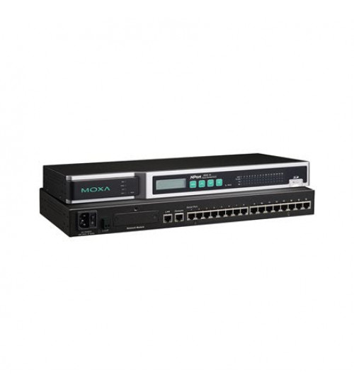 NPort 6650-16, 16-port RS-232/422/485 to Ethernet secure terminal server, 100 to 240 VAC input NPort 6650-16, 16-port RS-232/422/485 to Ethernet secure terminal server, 100 to 240 VAC input