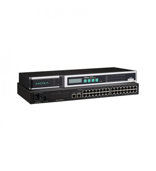 NPort 6650-32, 32-port RS-232/422/485 to Ethernet secure terminal server, 100 to 240 VAC input NPort 6650-32, 32-port RS-232/422/485 to Ethernet secure terminal server, 100 to 240 VAC input