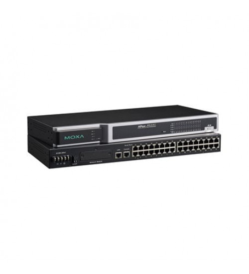 NPort 6650-32-HV-T, 32-port RS-232/422/485 to Ethernet secure terminal server, 88 to 300 VDC power input, -40 to 85°C operating temperature NPort 6650-32-HV-T, 32-port RS-232/422/485 to Ethernet secure terminal server, 88 to 300 VDC power input, -40 to 85°C operating temperature
