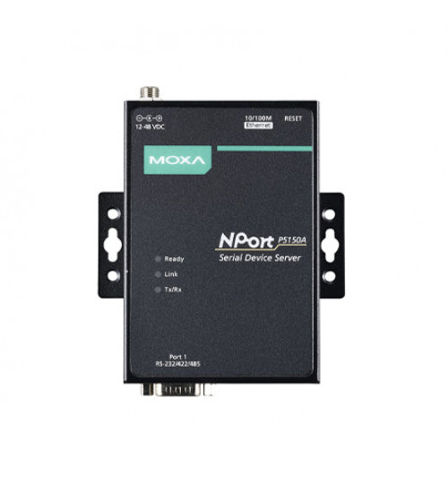 NPort P5150A, 1-port RS-232/422/485 PoE device server, 0 to 60°C operating temperature NPort P5150A, 1-port RS-232/422/485 PoE device server, 0 to 60°C operating temperature