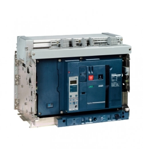 NW25H14PMDO6.0E - 2500A 4P 65kA Manual Draw-Out ET6E Trip Unit (LCD Dispaly with Energy Metering) Easy pact NW ACB | Schneider Electric