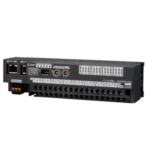 32 points, 24V DC, response time 0 -70 ms, positive/negativecommon shared, screw terminal block, 1-wire