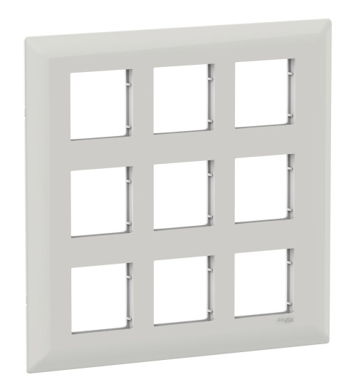 Schneider Electric P0718 - Cover frame, Livia, 18 grid, 18 module, white