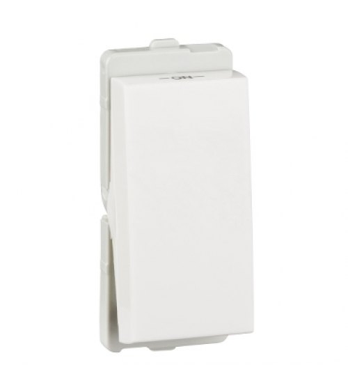 Schneider Electric P1101_N - Switch, Livia, 1-way, 16AX, white
