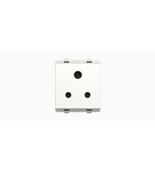 Schneider Electric P2005NS - Livia, socket-outlet, 2P+E with shutter, 6A, white