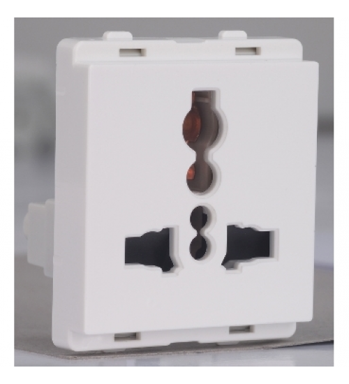 P2010_N - 13A Multi Pin Socket Outlet with Shutter - Schneider Electric P2010_N - 13A Multi Pin Socket Outlet with Shutter - Schneider Electric
