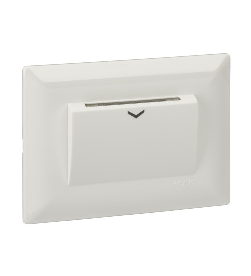 Schneider Electric P6005 - Keycard switch, Livia, 20A, 2 modules, electronic, white