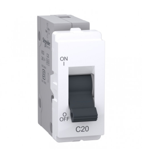 Schneider Electric P8020 - Mini MCB, Livia, 20A, white