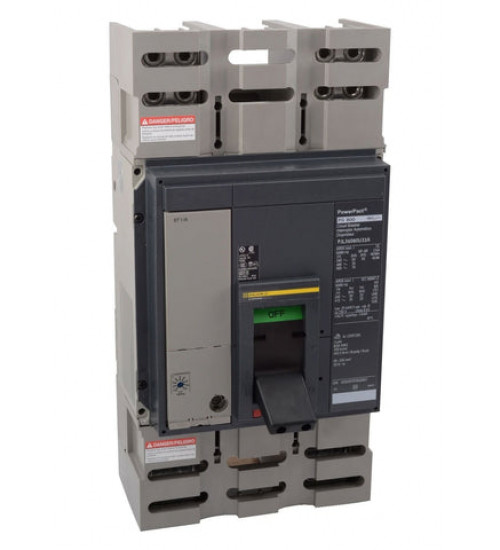 Square D PJL36080U33A - Circuit breaker, PowerPacT P, 800A, 3 pole, 600VAC, 25kA, lugs, Micrologic 5.0, 80% | Schneider Electric