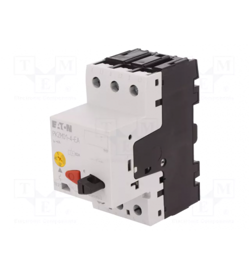 Eaton PKZM01-4 - PKZM01 4A 50kA Push Button Type Thermal Release MPCB