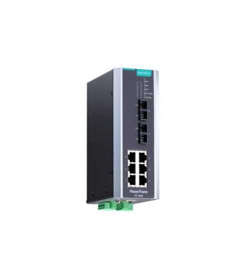 Moxa PT-508-MM-SC-24, IEC 61850-3 8-port Layer 2 DIN-rail managed Ethernet switches, Electrihub, Electrical store, Electrical supply store Moxa PT-508-MM-SC-24, IEC 61850-3 8-port Layer 2 DIN-rail managed Ethernet switches, Electrihub, Electrical store, Electrical supply store