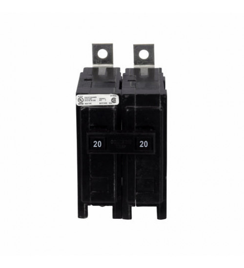 QBHW2020H - Eaton Cutler-Hammer 20 Amp 2 Pole 240 Volt Bolt-On Molded Case Circuit Breaker