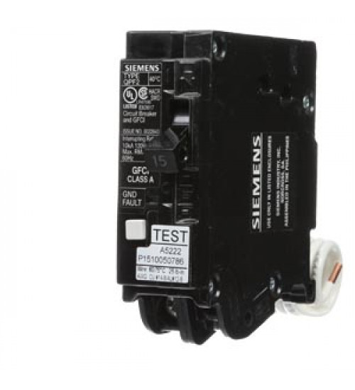 Siemens - QF115ACSA - GFCI Circuit Breaker