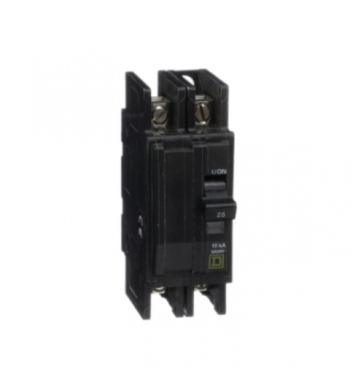 QOU225 - Square D - Mini circuit breaker, QOU, 25A, 2 pole, 120/240VAC, 10kA - Schneider Electric