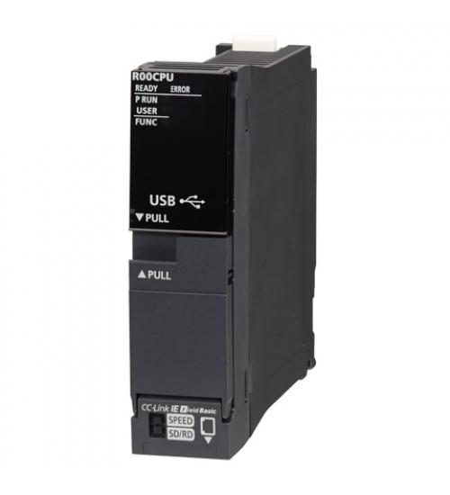 iQ-R PLC CPU module; 4096 I/O; 31,3 ns/com.; 10k steps