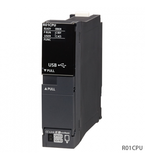 iQ-R PLC CPU module; 4096 I/O; 31,3 ns/com.; 15k steps