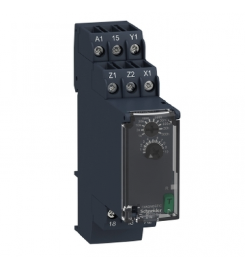 Schneider Electric RE22R1CMR - Off-delay Timing Relay - 0.05sâ¦300h - 24â¦240V AC/DC - 1C/O Schneider Electric RE22R1CMR - Off-delay Timing Relay - 0.05sâ¦300h - 24â¦240V AC/DC - 1C/O