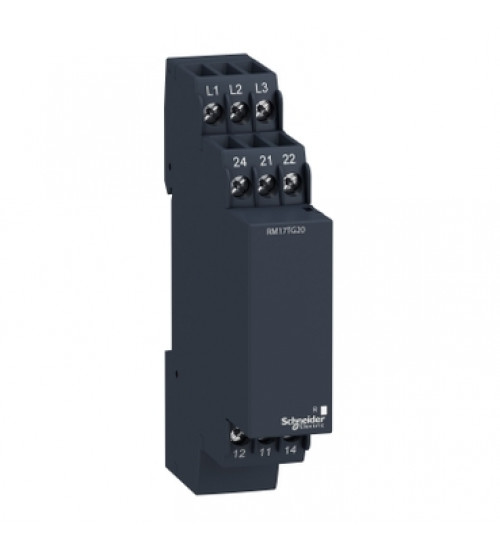 Schneider Electric RM17TG20 - Modular 3-phase supply control relay, 5 A, 2 CO, 208...440 V AC