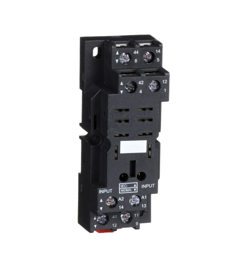Schneider Electric RPZF2 - Socket, mixed contact, 16 A, relay type RPM2, screw clamp terminals, 250 V AC