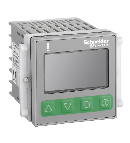 Schneider Electric RTC48PUN1SRHU - temperature control relay RTC - 48x48 mm - 100..240 V AC - 1 SSR, 1 relay, alarm