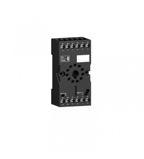 RUZC3M - Socket, mixed contact, 10 A, relay type RUMC3, screw connector, 250 V AC | Schneider Electric