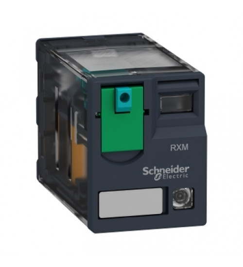 Schneider Electric RXM4AB2BD - Miniature plug-in relay, 6 A, 4 CO, LED, 24 V D