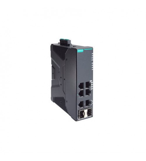 SDS-3006-4POE-2GTXSFP, SDS-3006-4POE-2GTXSFP Moxa, Compact industrial smart Ethernet switch with 4 PoE/PoE+ 10/100BaseT(X) ports, 2 10/100/1000BaseT(X) or 100/1000BaseSFP combo ports, dual 12/24/48 VDC power inputs, -10 to 60°C operating temperature SDS-3006-4POE-2GTXSFP, SDS-3006-4POE-2GTXSFP Moxa, Compact industrial smart Ethernet switch with 4 PoE/PoE+ 10/100BaseT(X) ports, 2 10/100/1000BaseT(X) or 100/1000BaseSFP combo ports, dual 12/24/48 VDC power inputs, -10 to 60°C operating temperature