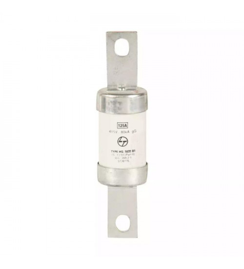 Lauritz Knudsen ST30776 HQ Bolted HRC fuse 125A 415V AC Size B1 Lauritz Knudsen ST30776 HQ Bolted HRC fuse 125A 415V AC Size B1