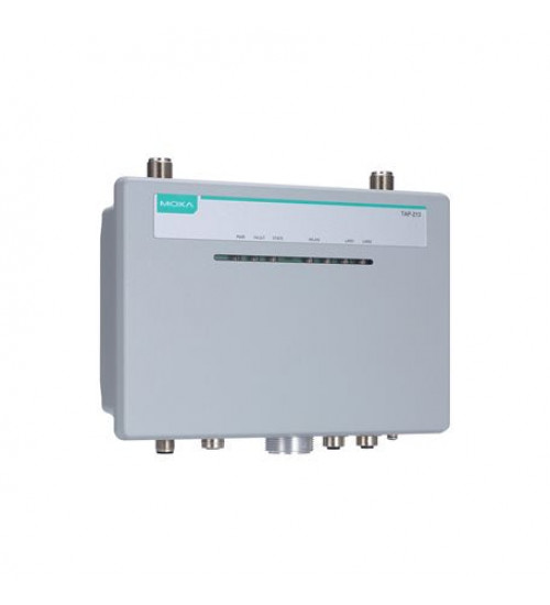 TAP-213-US-CT-T, 802.11n railway onboard outdoor single radio access point/client, M12, US band, IP68, -40 to 75°C operating temperature, conformal coating TAP-213-US-CT-T, 802.11n railway onboard outdoor single radio access point/client, M12, US band, IP68, -40 to 75°C operating temperature, conformal coating
