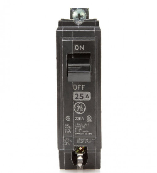 THHQB1125 - GE - Bolt - On - 25 Amp - 1 Pole - 120 Volt