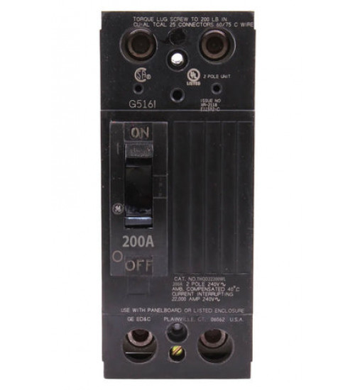 THQD22200 - GE - Feed - Thru - 200 Amp - 2 Pole - 240 Volt