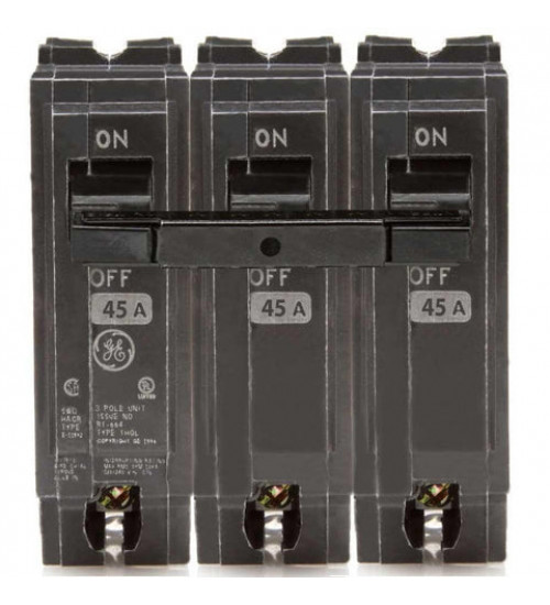 THQL32045 - GE - Plug - In - 45 Amp - 3 Pole - 240 Volt