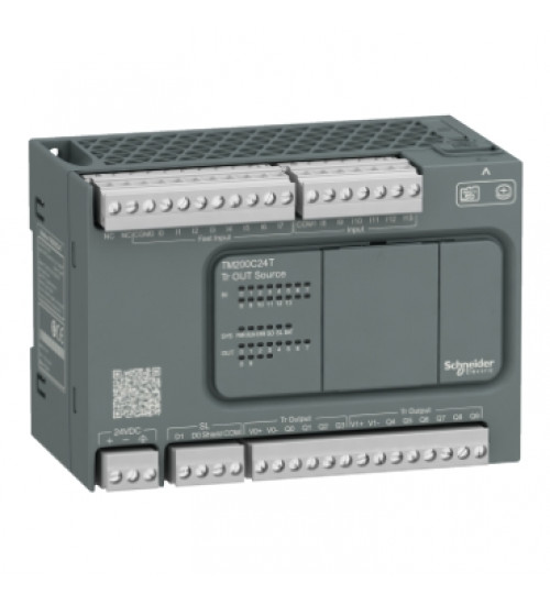 Schneider Electric TM200C24T - controller M200 24 IO transistor Source