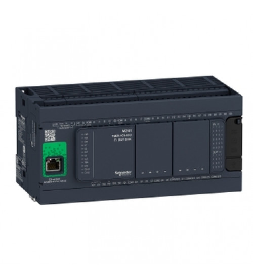 Schneider Electric TM241CE40R - logic controller, Modicon M241, 40 IO, relay, Ethernet