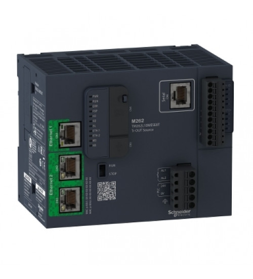 Schneider Electric TM262L10MESE8T - logic controller, Modicon M262, 5ns per instruction, Ethernet