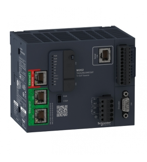 Schneider Electric TM262M25MESS8T - motion controller, Modicon M262, 3ns per instruction, 8 axes, Ethernet, Sercos