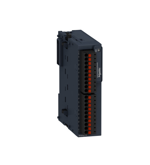 Schneider Electric TM3TI8TG - analog input module, Modicon TM3, 8 temperature inputs, spring, 24V DC