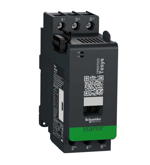 Schneider Electric TPRST025 - Motor starter, TeSys island, 30A at AC-1, 25A at AC-3, 11kW, 15hp, DOL type
