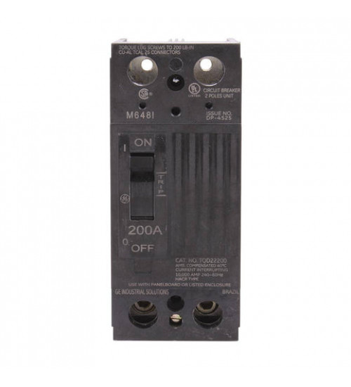 TQD22200 - GE - Feed - Thru - 200 Amp - 2 Pole - 240 Volt